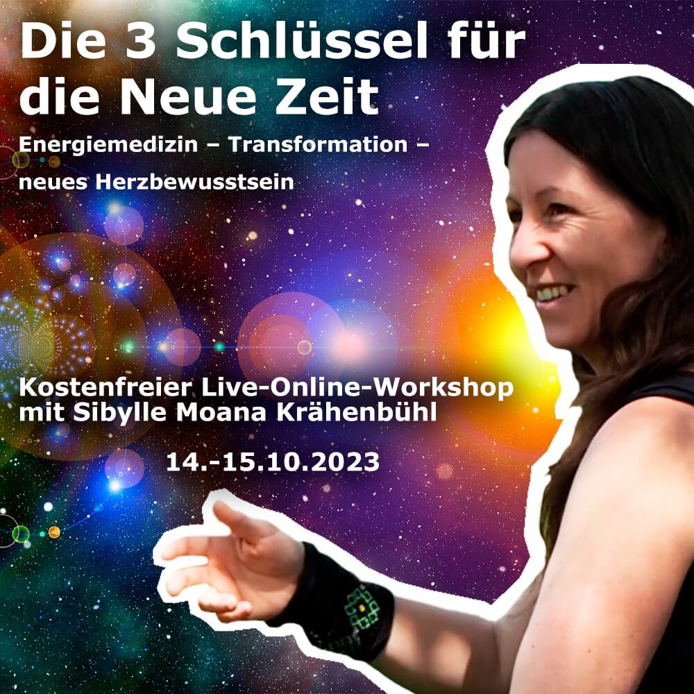 Live-Online-Workshop "Die 3 Schlüssel für die Neue Zeit"